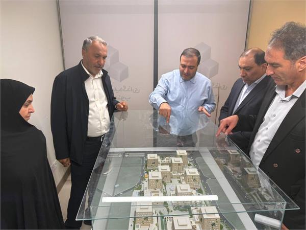 بازدید رئیس کمیسیون عمران مجلس از پروژه مسکونی «شار صدرا» شرکت سرمایه‌گذاری مسکن جنوب